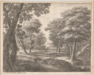 A Path Through the Woods by Anthonie Waterloo