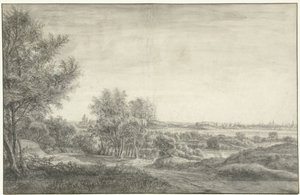 View from the Dunes of Haarlem with the Ruins of the Huis te Kleef