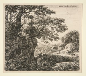 The Sleeper by the Roadside by Anthonie Waterloo