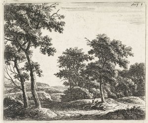 Resting Shepherds Under a Tree by Anthonie Waterloo