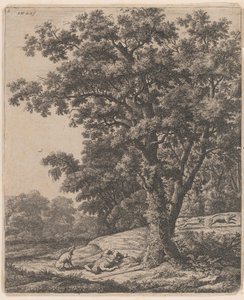 The Death of Adonis, 17th century by Anthonie Waterloo