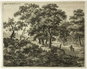 The Group of Four Trees by Anthonie Waterloo