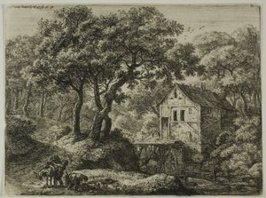The Mill in the Wood by Anthonie Waterloo