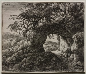 The Pierced Rock by Anthonie Waterloo