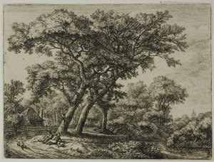 Two Hunters Resting
