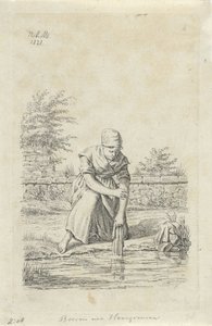 Washing Woman from Hainaut (Farmers and Farmer