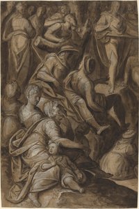 Saint John Preaching by Anthonie van Blocklandt