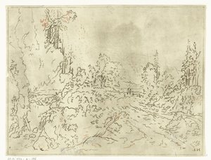 Mountainous Landscape by Anthonie van den Bos