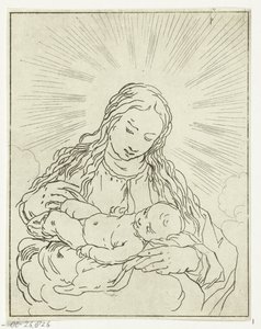 Mary with Child by Anthonie van den Bos