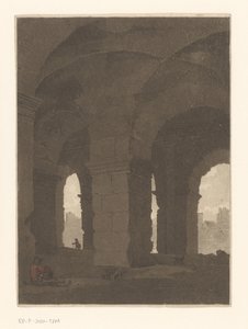 Under the Arches of the Colosseum by Anthonie van den Bos