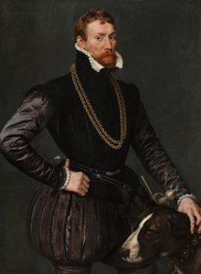 Portrait of a Gentleman by Anthonis van Dashorst (c.1519-1576/77) Mor
