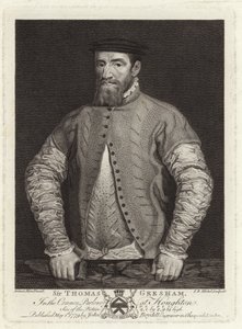 Portrait of Sir Thomas Gresham by Anthonis van Dashorst Mor