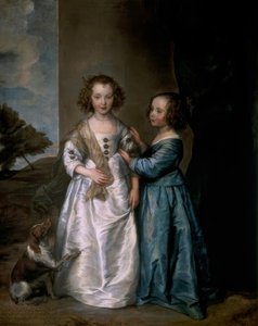 Portrait of Elisabeth and Philadelphia Wharton by Anthony van Dyck