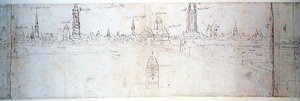 Bruges by Anthonis van den Wyngaerde
