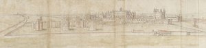 Hampton Court Palace from the North by Anthonis van den Wyngaerde