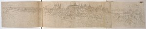 Hampton Court Palace from the River by Anthonis van den Wyngaerde