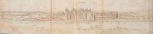 Richmond Palace from Across the Thames by Anthonis van den Wyngaerde
