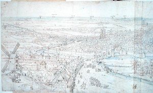 Utrecht by Anthonis van den Wyngaerde
