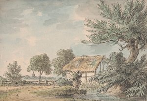 Landscape near Watford, Herfordshire by Anthony Devis