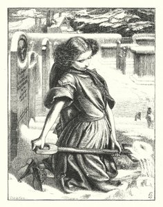 The Little Mourner by Anthony Frederick Augustus (after) Sandys
