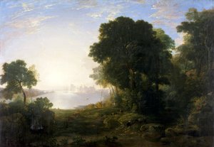 Caernarvon Castle by Anthony Vandyke Copley Fielding