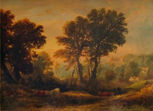Dunster Castle: Sunset