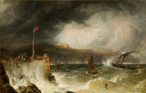 Packet Boat Entering Harbour, 1855