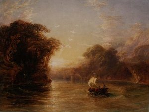 Ubaldo and Carlo in the Enchanted Boat