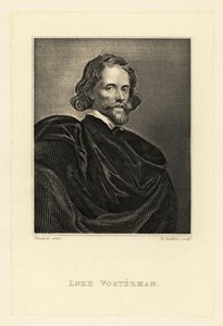 Portrait of Lucas Vorsterman the Elder by Anthony van (after) Dyck