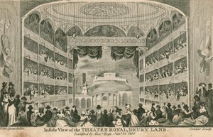 Inside View of the Theatre Royal, Drury Lane, London by Anthony van Assen
