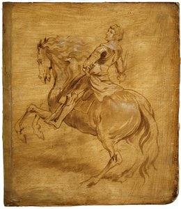 A Man Riding a Horse, ca. 1630 by Anthony van Dyck