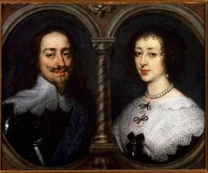 Double Portrait of Charles I Stuart of England and Henriette Marie of France