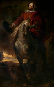 Equestrian Portrait of the Painter Cornelis de Wael by Anthony van Dyck