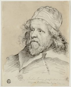 Inigo Jones (recto); Sketch of Female Head (verso)