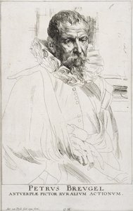 Pieter Brueghel by Anthony van Dyck