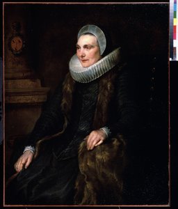 Portrait of Maria Bosschaert by Anthony van Dyck