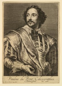 Portrait of Paulus Pontius, from the Icones Principum Virorum by Anthony van Dyck