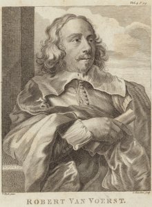 Portrait of Robert van Voerst by Anthony van Dyck