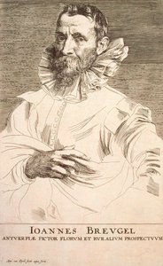 Portrait of the Artist Jan Brueghel the Younger by Anthony van Dyck