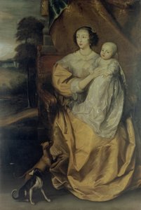 Queen Henrietta Maria by Anthony van Dyck