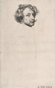 Self-Portrait (detail) by Anthony van Dyck