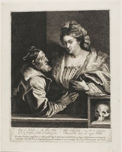 Titian and His Mistress by Anthony van Dyck