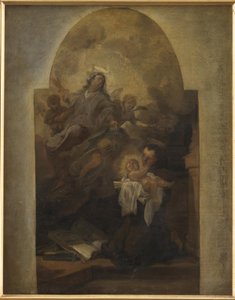 Virgin and Child with Saint Francis