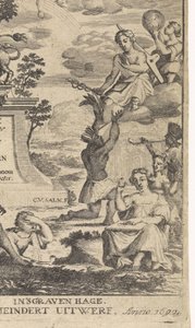 Allegory of Botany, Title Page for: Theodorus Schoon, True Exercise and Dissection of Plants, 1692 by Anthony van Zijlvelt