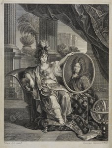 Louis XIV, King of France, Protector of Sciences by Antoine (after) Coypel
