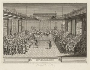 Showpiece Banquet in the Corner Parade Hall in Dresden Palace on 3 September 1719 by Antoine Aveline