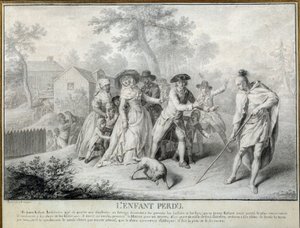The Lost Child (Illustration of “Letters from an American Farmer” by Saint John de Crevecoeur) by Antoine Borel