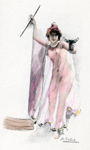 The Witch Circe, Illustration by Antoine Calbet for 