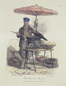 Chestnut Seller by Antoine Charles Horace Vernet