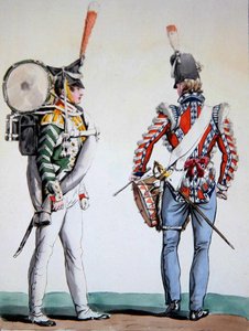 English and Russian Drummers
